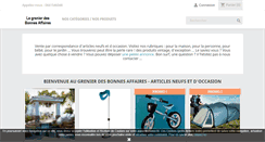 Desktop Screenshot of legrenierdesbonnesaffaires.fr